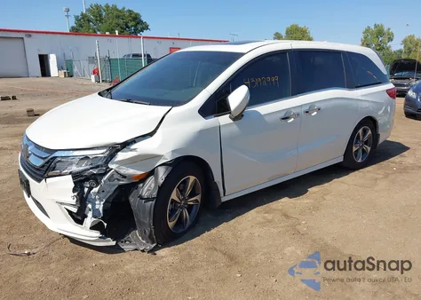 2019 Honda Odyssey Touring from USA, damaged, VIN 5FNRL6H81KB024873